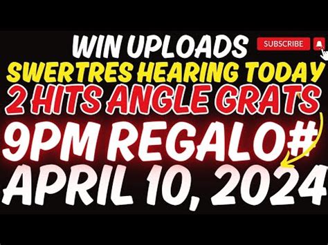 Swertres Hearing Today April 10, 2024 .